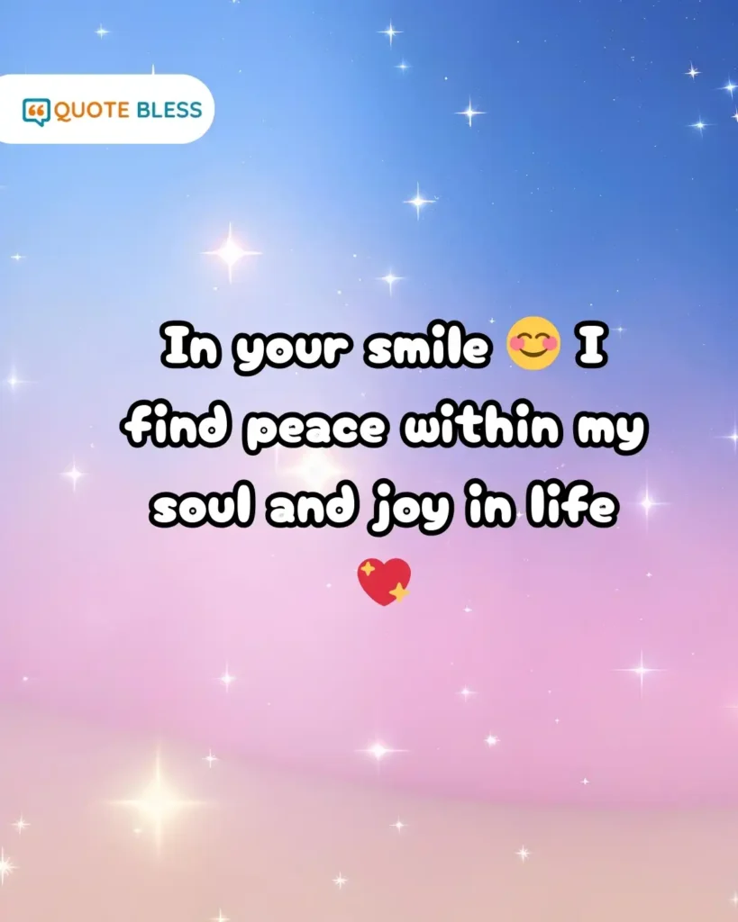 inspirational daughters day quote showing peace in daughter’s smile