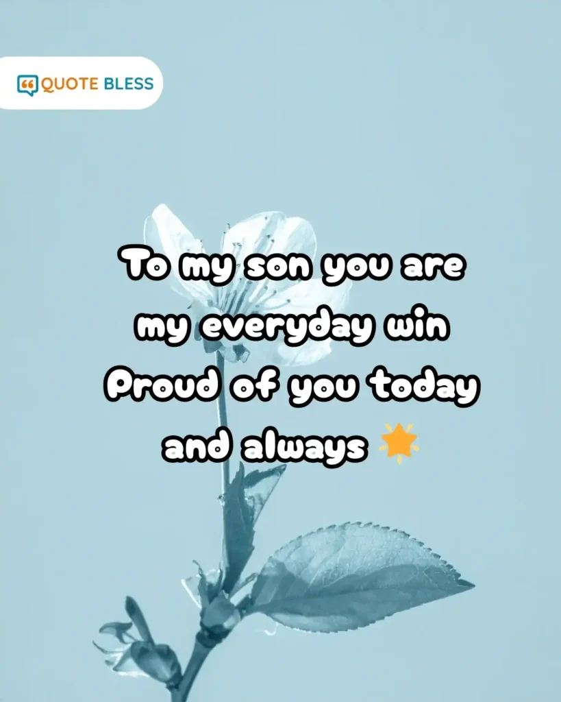 National Sons Day caption proud son message for today