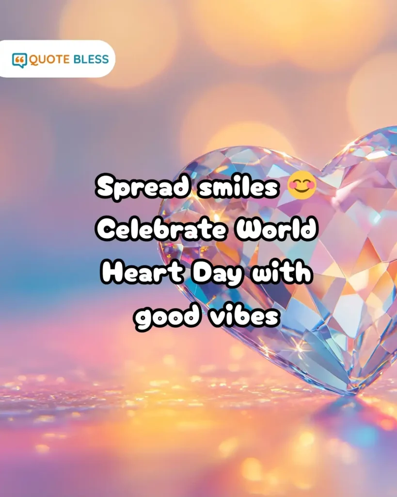 world heart day greetings joyful healthy lifestyle
