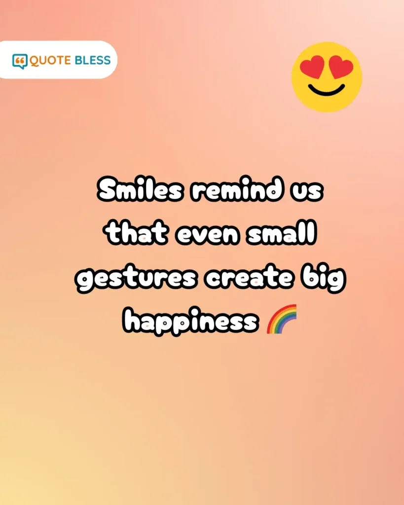 positive message for world smile day 2025