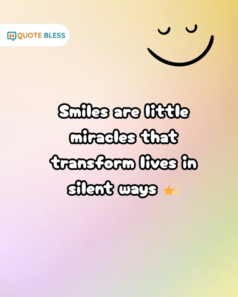 inspirational caption for world smile day 2025