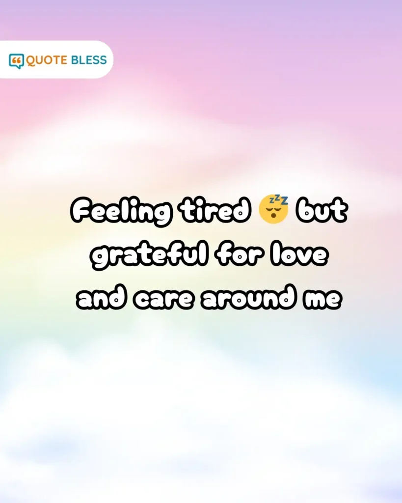 grateful message reply to how are you feeling sick