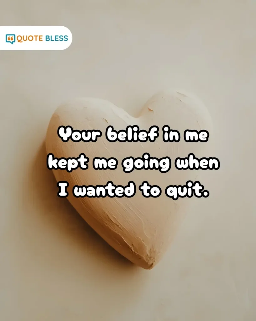 Deep appreciation message for how to respond to im proud of you